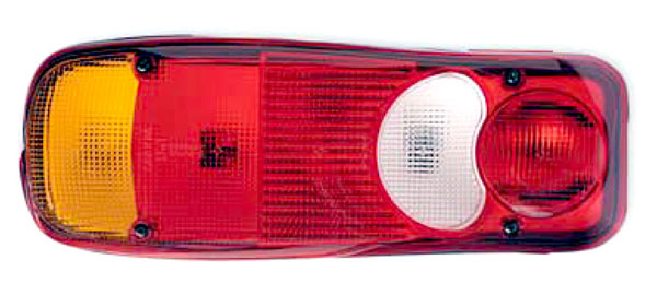 DAF Tail Light/Rear Lamp with Plate Light, Left Side